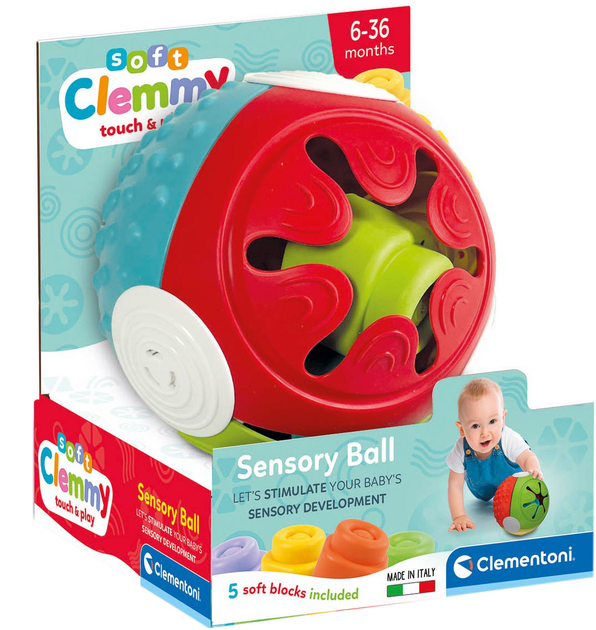 Zabawka sorter Clementoni Soft Clemmy Edukacyjna piłka sensoryczna